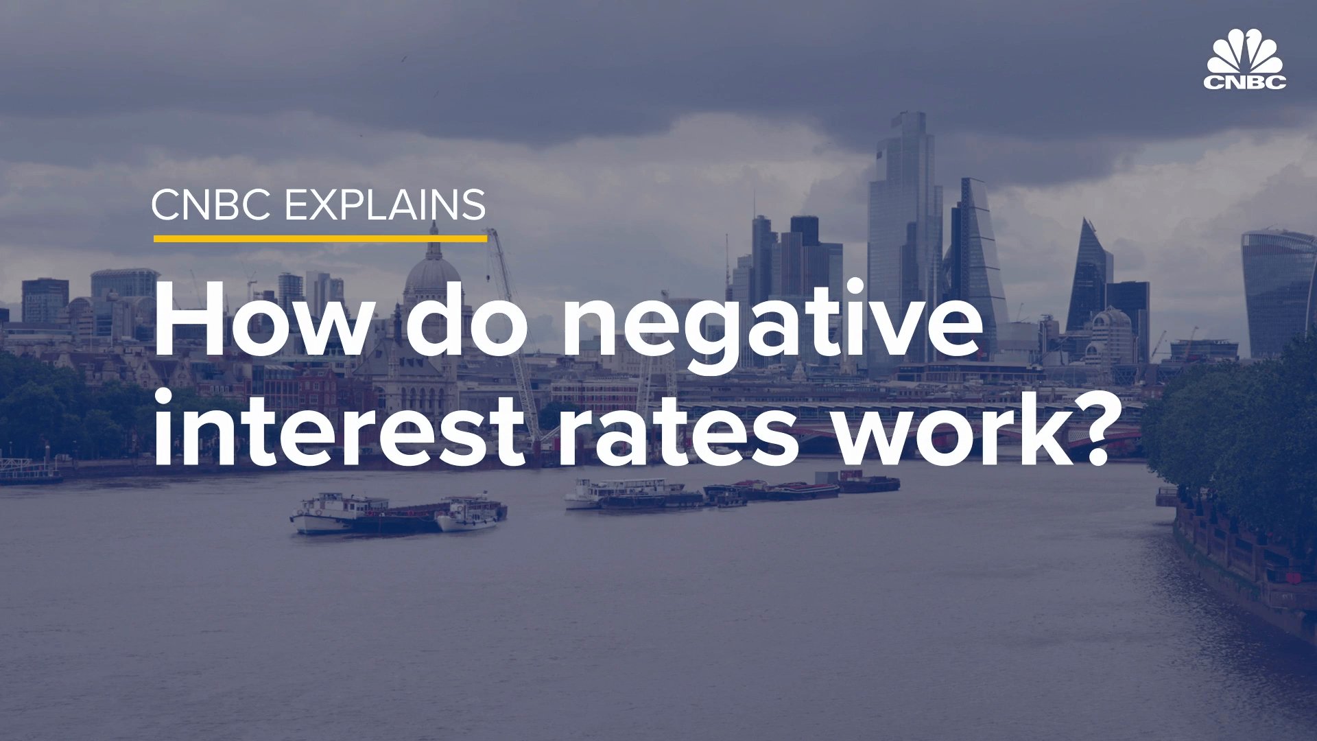 CNBC Explains: How do negative interest rates work?