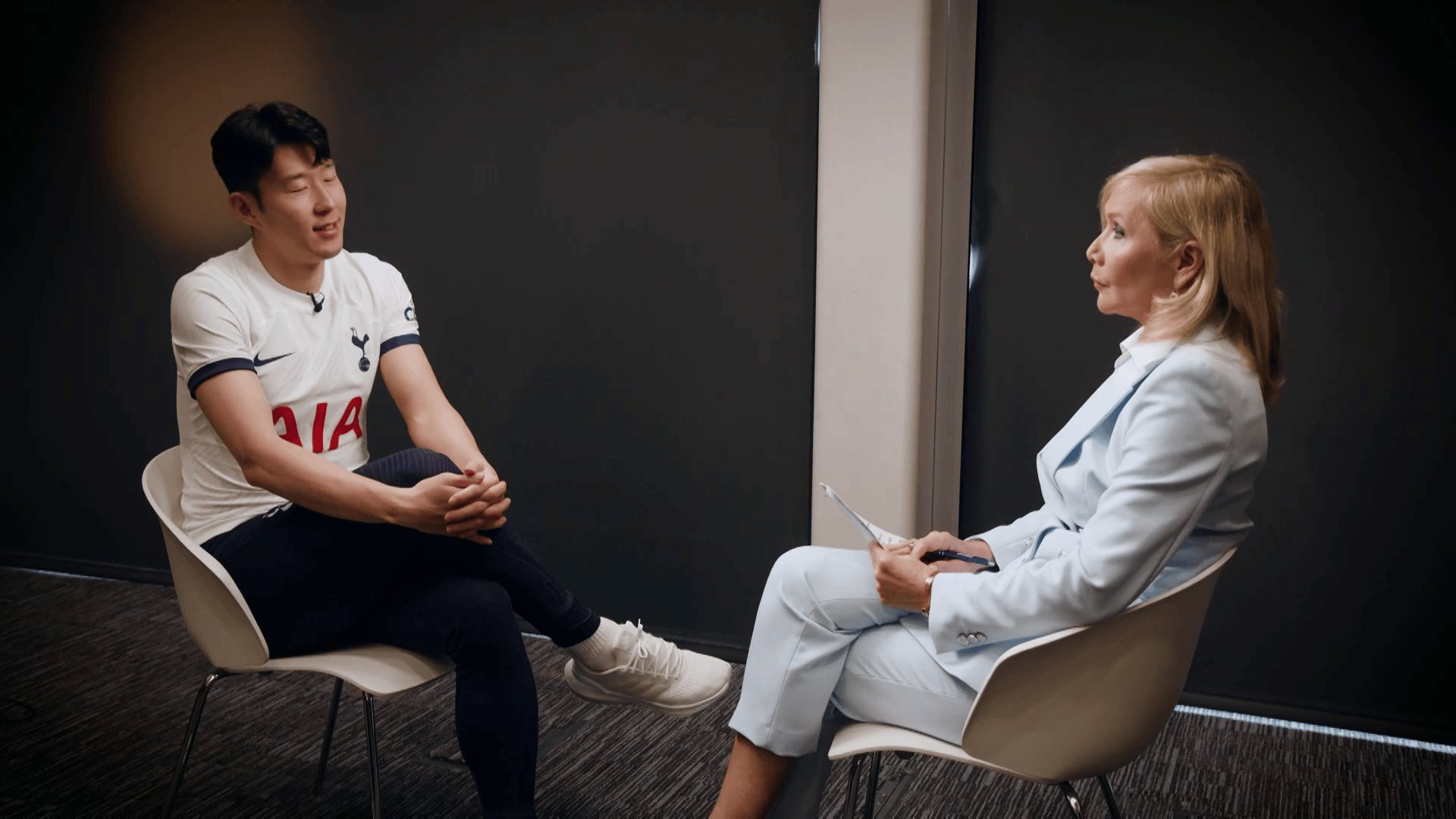 Son Heung-min interview still